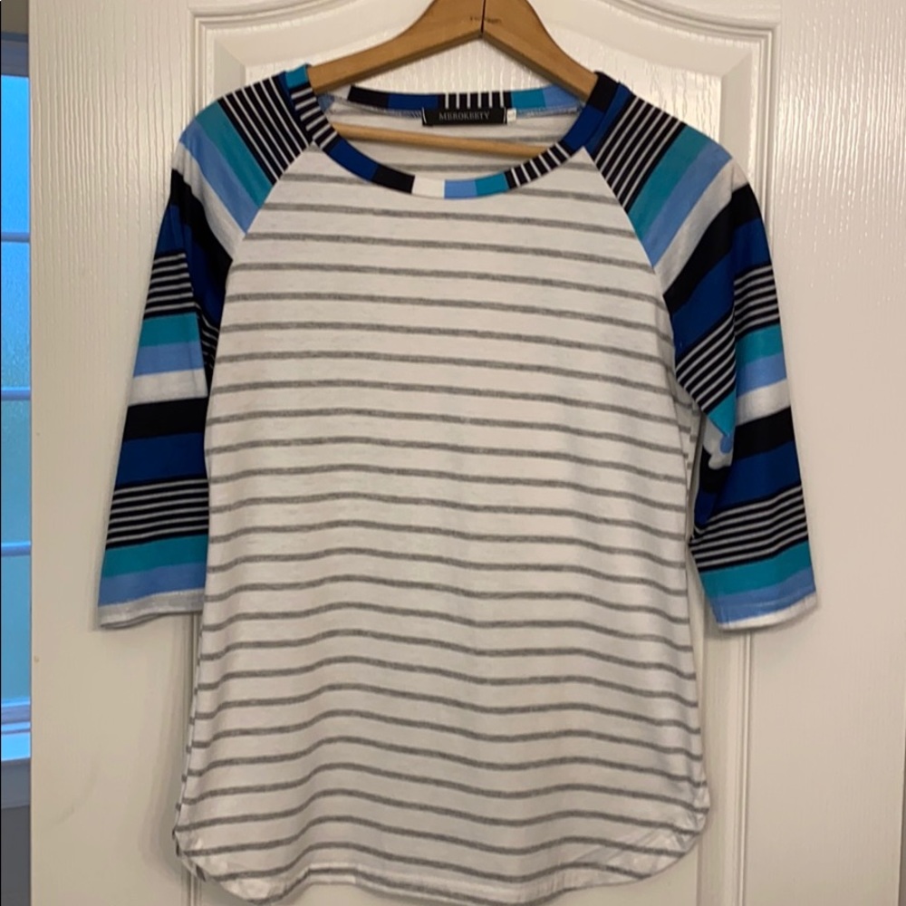 3/4 Sleeve Striped t-shirt